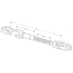 Jungas, profiliuotas vamzdis, 40 mm, E80 kampas 151018145