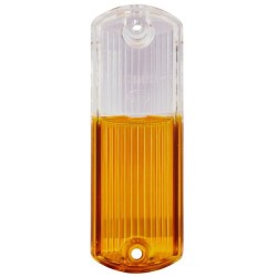 Case - IH 824 9EL087769001 Šviesus lęšis, gintaro spalvos / skaidrus LH / RH Hella