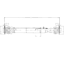 Yoke, Profile shaft, 25x22mm, 065 Elbe EDS200650253