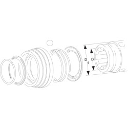 Agraset plastikinė apykaklės spyna 1136167