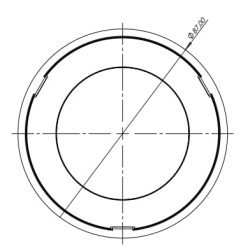 Fiksavimo žiedo komplektas PTO9Y21LCK