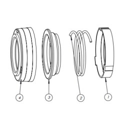 Fiksavimo žiedo komplektas PTO9Y21LCK