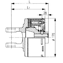 Frikcinė sankaba K96 561075090