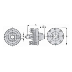 Trinties laisvos eigos sankaba RF8 146364003
