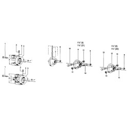 Sankabos jungtis KB61/20 R:64mm M8, W2400/P400/W400E Walterscheid 356804
