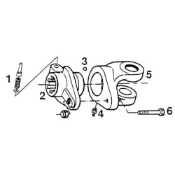 Sankabos jungtis R:57mm M12, T80 Comer 151018023