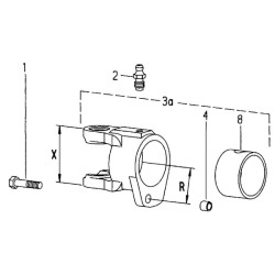 Ritininis kaištis 10x10mm DIN7346 Walterscheid 610511