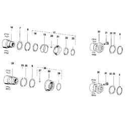 Sankabos jungtis F5/2R, W2600/P600 Walterscheid 263126