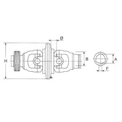 Plataus kampo Šarnyras 80° (3,03) 7G54049T07