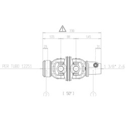 Plataus kampo jungiklis 50° CS8GKK50K14