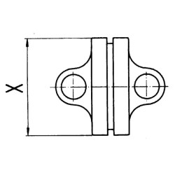 Dviguba jungtis, W2450 Walterscheid 358900