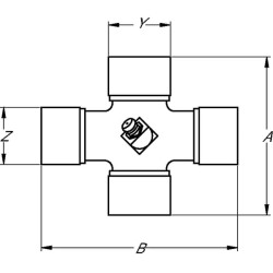 Skersinis laikiklis Ø 32x76mm / Ø 27x94mm 2480 / P480 Walterscheid 3506131