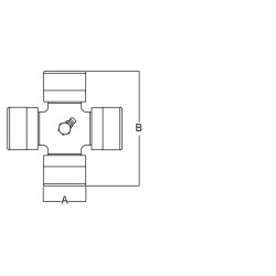 Skersinis kakliukas Ø 24x61mm L22 gopart PTO9L22CJGP