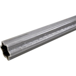 Profilinis vamzdis žvaigždutės formos S5 Ø į vidų: 52 Ø iš išorės: 61x47x4,5 mm I: 0,8 m Walterscheid 754500800