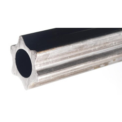Profilinis vamzdis žvaigždinis S4 išorinis Ø: 51x37 mm, ilgis: 2,9 m, Walterscheid 754400