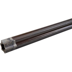 Profilinis vamzdis, dengtas žvaigždės formos, S4LGA, Ø įėjimas: 39, Ø išorė: 51x37x6mm, ilgis: 1m, Walterscheid 7543911000