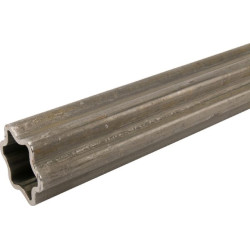 Profilinis vamzdis žvaigždutės formos S5 Ø į vidų: 52 Ø iš išorės: 61x47x4,5 mm I: 1,4 m Walterscheid 7545001400