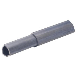 Profilinis vamzdis, vidinis trikampis T50/T60, Ø į vidų: 37, Ø iš išorės: 45x4 mm, ilgis: 0,865 m, kampas 4300153160112