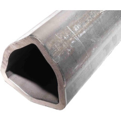 Profilinis vamzdis, vidinis trikampis T80/T90, Ø į vidų: 44, Ø iš išorės: 54x44x5mm, ilgis: 2,8m, kampas 191190300