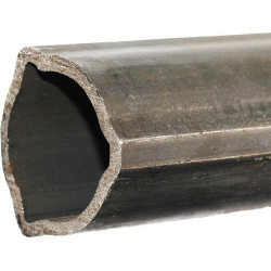 Trikampis profilio vamzdis T10 Ø įėjimas: 27,3 Ø išorė: 32,5x2,6 mm ilgis: 2,8 m Kampas 191110200