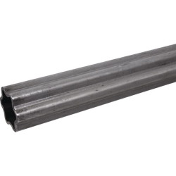 Profilinis vamzdis išorinis žvaigždės formos L25 Ø į vidų: 52,4 Ø iš išorės: 61x47x4,3 mm L: 1 m gopart PTO9L25OPT1000GP