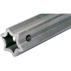 Profilinis vamzdis grūdintas žvaigždinis S4LH Ø įėjimas: 39 Ø išorė: 51x37x6mm Ilgis: 1,4 m Walterscheid 75431041400