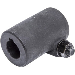 Stebulė su spaustuku ir rakto grioveliu Ø25, 80L 6740161KR