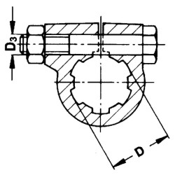 Stebulė KNP1 3/8-6 70 KF 1603141