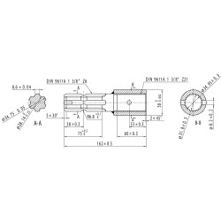 Reduktorius 1.3/8-21 - 1.3/8-6 6710008KR