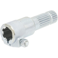 PTO reduktorius, išorinis sriegis 1 3/8 colio (21), vidinis sriegis 1 3/8 colio (6) su spaustuko varžtu 6710121KR