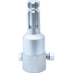 PTO reduktorius, išorinis sriegis 1 1/8 colio (6), vidinis sriegis 1 3/8 colio (6) su spaustuko varžtu 6710103KR