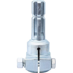 PTO reduktorius, išorinis sriegis 1 3/8 colio (6), vidinis sriegis 1 3/4 colio (6) su spaustuko varžtu 6710006KR