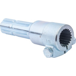 PTO reduktorius, išorinis sriegis 1 3/8 colio (6), vidinis sriegis 1 3/8 colio (21) su spaustuko varžtu 6710007KR