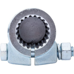 PTO reduktorius, išorinis sriegis 1 3/8 colio (6), vidinis sriegis 1 3/8 colio (21) su spaustuko varžtu 6710007KR