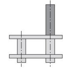 Jungtis su spaustuku D-1 RS08B1SVP1
