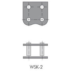 Jungtis su spaustuku WSK-2 RS08B1SWSK2