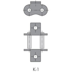 Jungtis su spaustuku K-1 RS08B1SK1