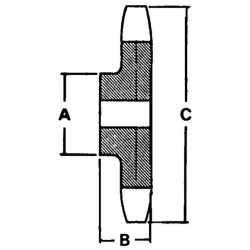 Žvaigždutė 55/62 - 12 dantų SG5512