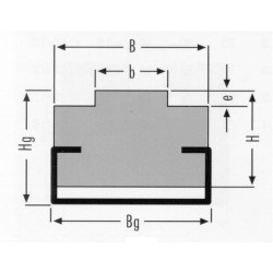 Grandinės kreiptuvas 1" x 17,02 GSHP117