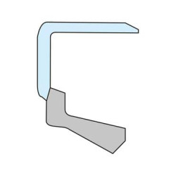 Alyvos sandariklis 22x30x4mm, tipas: BD, DIN 3760, 1x Kramp 22304BDP001