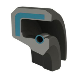 Alyvos sandariklis 32x45x7mm tipas: CB Viton nerūdijantis plienas DIN 3760 1x Kramp 32457CBVP001