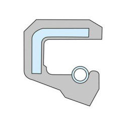 Alyvos sandariklis 25x45x10mm, tipas: CB, Viton, nerūdijantis plienas, DIN 3760, 1x Kramp 254510CBVP001