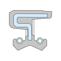 Alyvos sandariklis 65x90x10mm, tipas: CBD Viton, nerūdijantis plienas, DIN 3760, 1x Kramp 659010CBDVP001