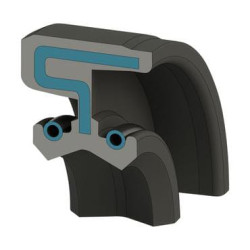 Alyvos sandariklis 65x90x10mm, tipas: CBD Viton, nerūdijantis plienas, DIN 3760, 1x Kramp 659010CBDVP001