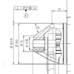 Case - IH 2120 MS737 Starteris 12V, 3,2kW, 11 dantų, Mahle