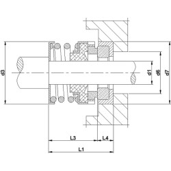 Mechaninis sandariklis MS114043KR