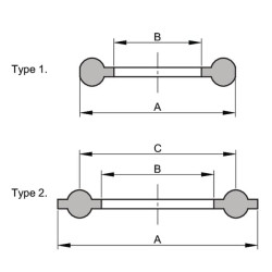 Trijų spaustukų tarpinė 1/2 colio EPDM TCG12EPDM