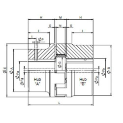 Stebulė GG 19 A Ø11H7, raktas 4 GRM1924F11