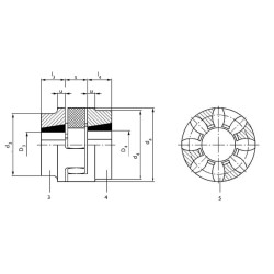 Stebulė GG 48, TL 1615 B1 GRMB4860B1