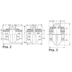 Sukabinimo stebulė Omega E10 gręžtoms 84971101000